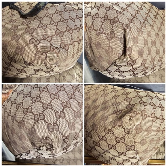 Gucci Beige and Black Shoulder Bag - Picture 6 of 11